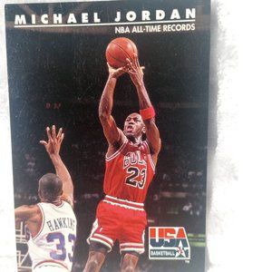 Michael Jordan #45 NBA All-Time Records 1992 SkyBox USA Chicago Bulls Basketball